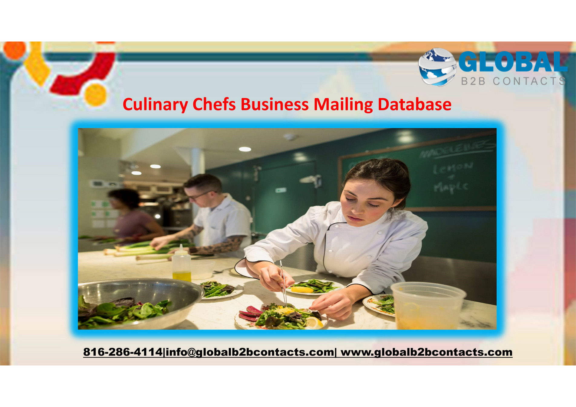 Globalb2bcontacts Culinary Chefs Business Mailing Database Page 1