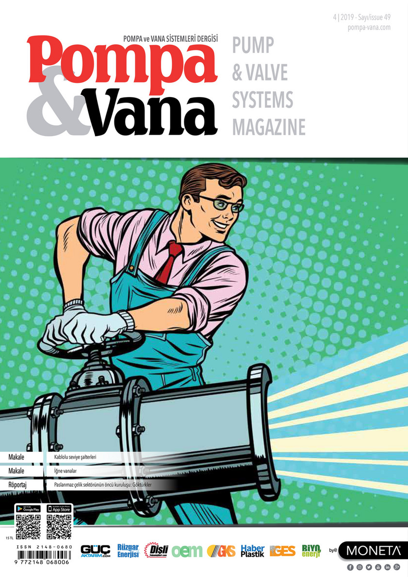MONETA TANITIM - Pompa Ve Vana Sistemleri Dergisi, Nisan 2019, Sayi 49