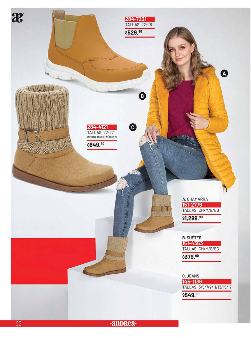 Botas de peluche online andrea