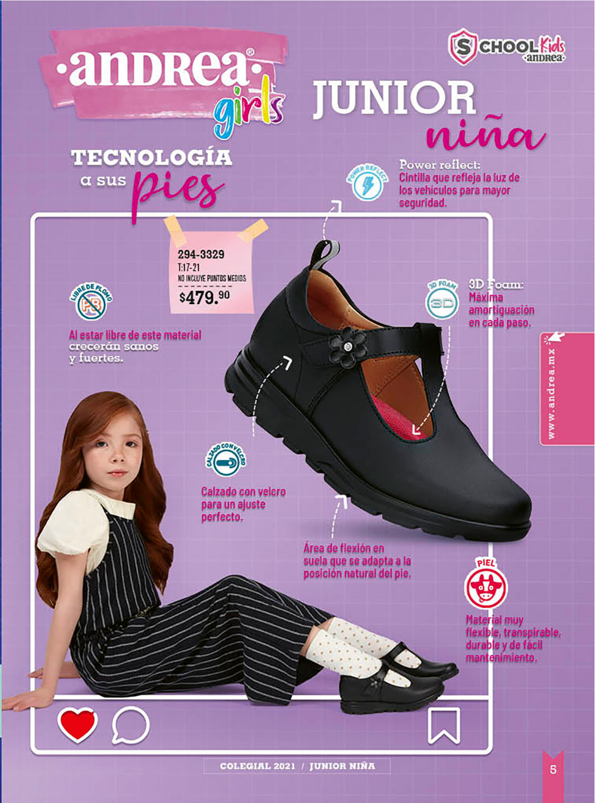 calzado andrea ni�as 2021