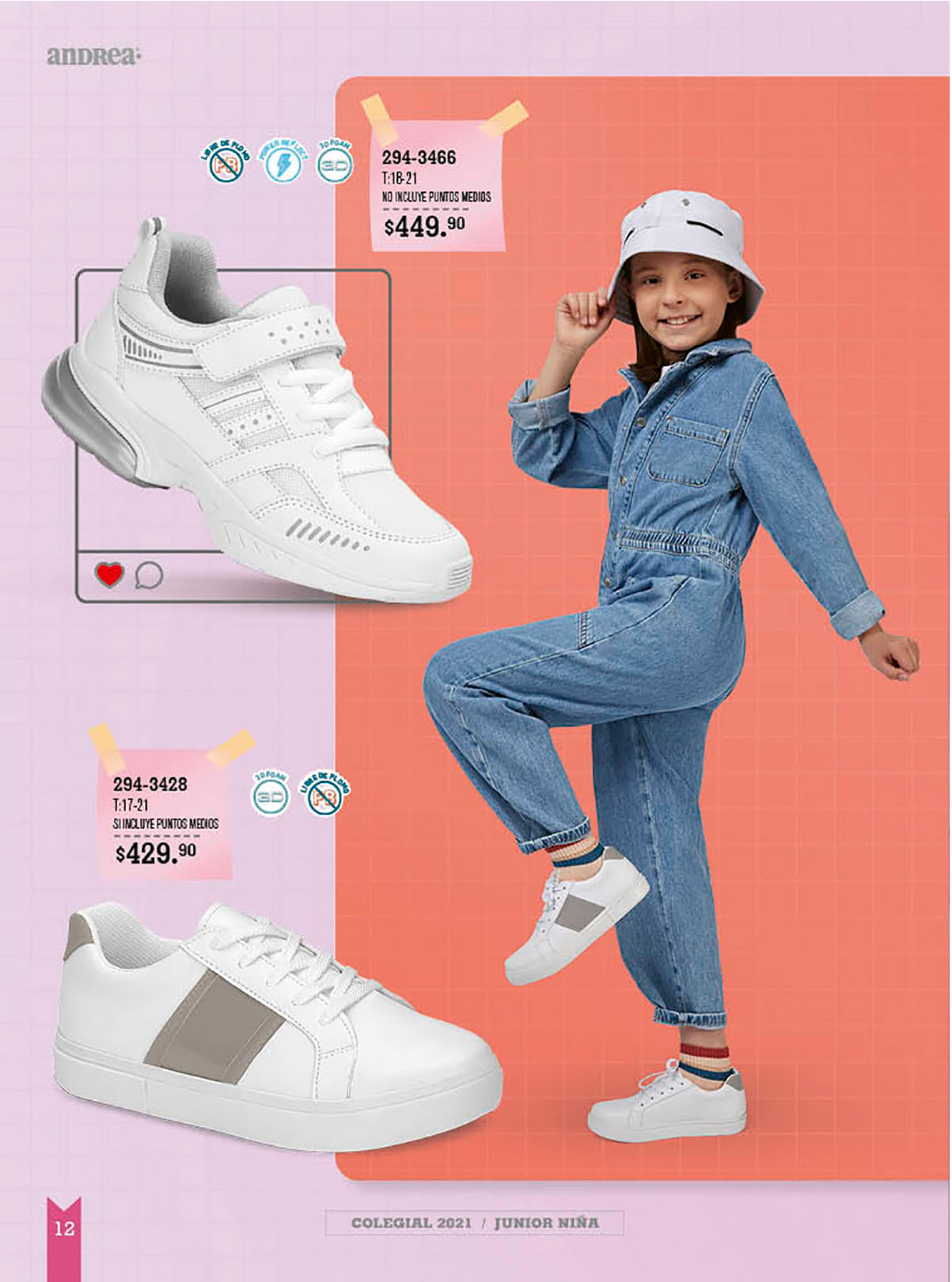 Zapatos andrea best sale para niños 2019