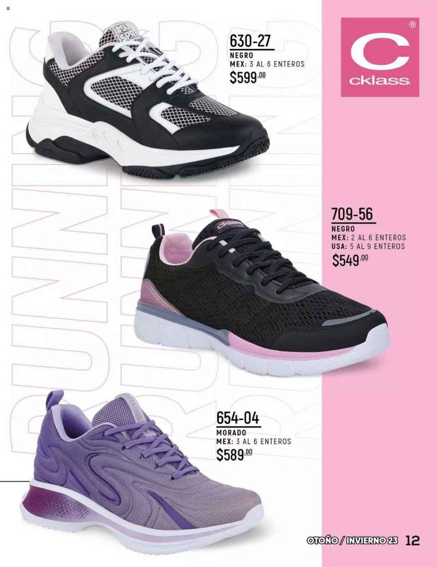 Cklass discount tenis mujer