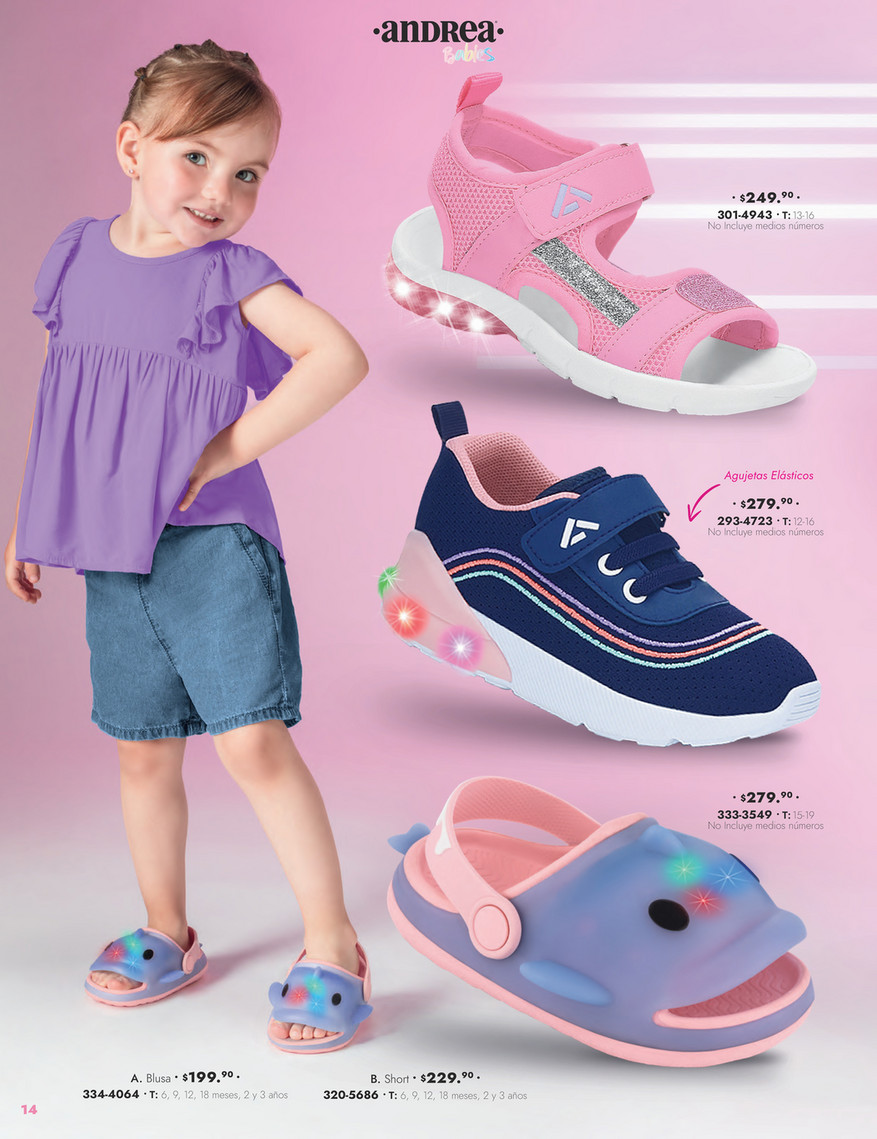 Sandalias Crocs Niña SANDALIA ANDREA KIDS PARA NIu00d1A 62560