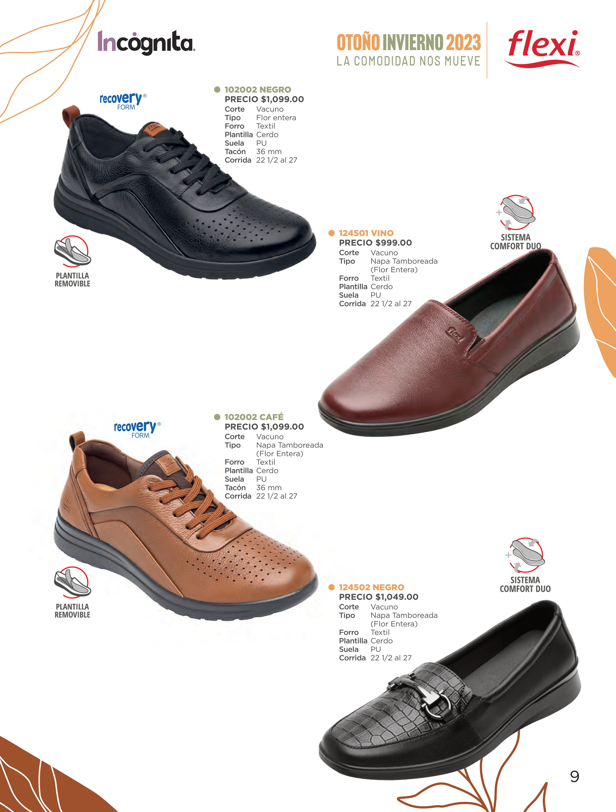 Catalogo de zapatos discount flexi