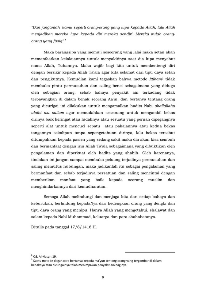 My Publications How Treatment With Quran In Indonesian Page 52 53 Created With Publitas Com