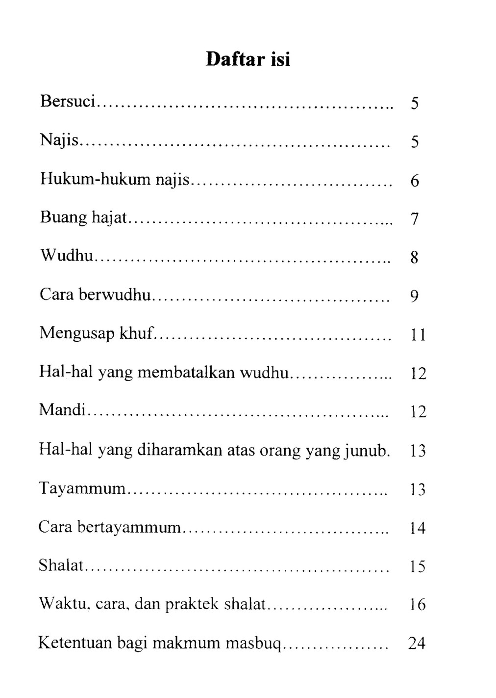 My Publications Law And Prayer Thaharah Zulfa In Indonesian Page 6 7 Created With Publitas Com