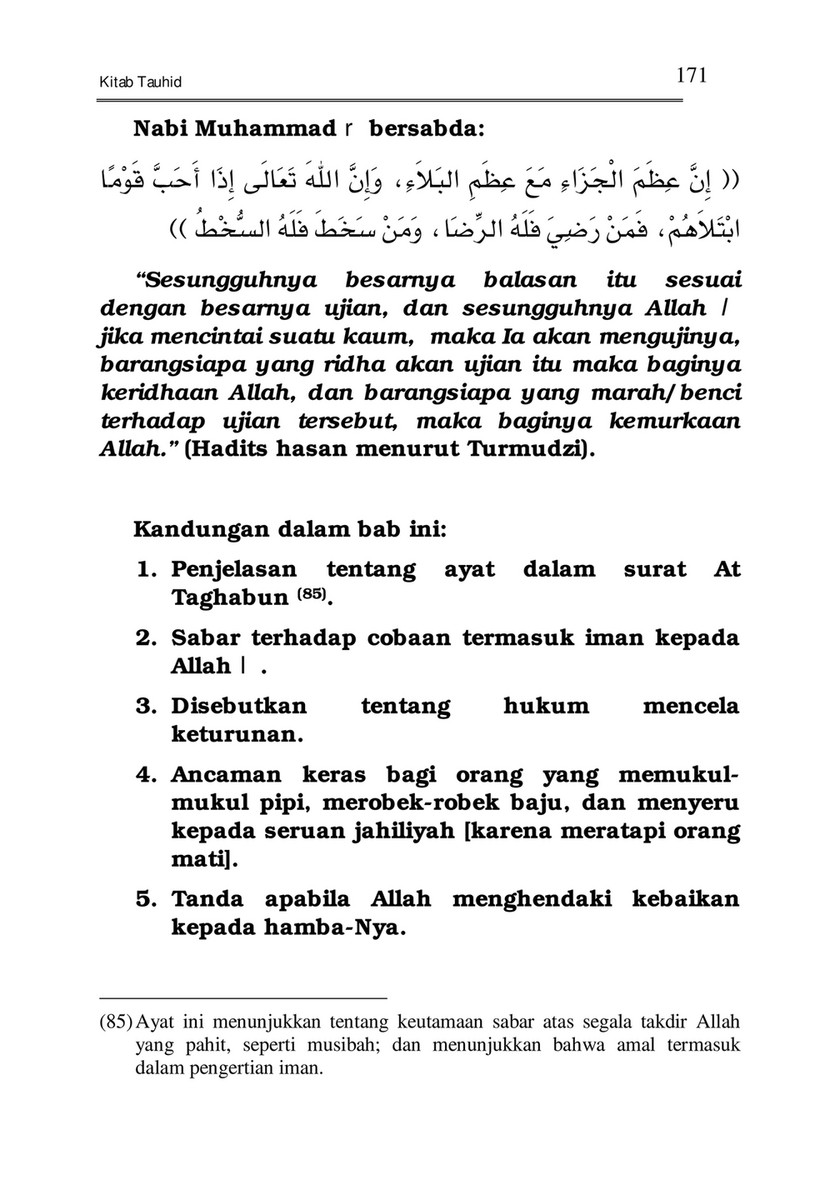 My Publications The Book Of Tawheed In Indonesian Page 170 171 Created With Publitas Com