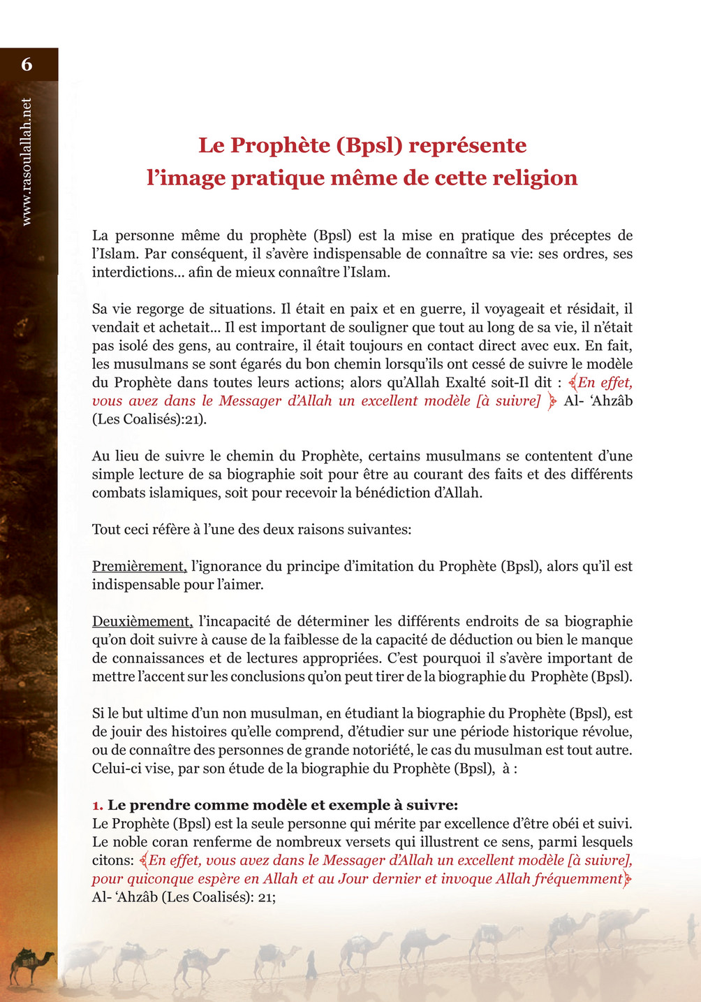 My Publications Why Study The Prophet S Biography In French Page 18 Created With Publitas Com