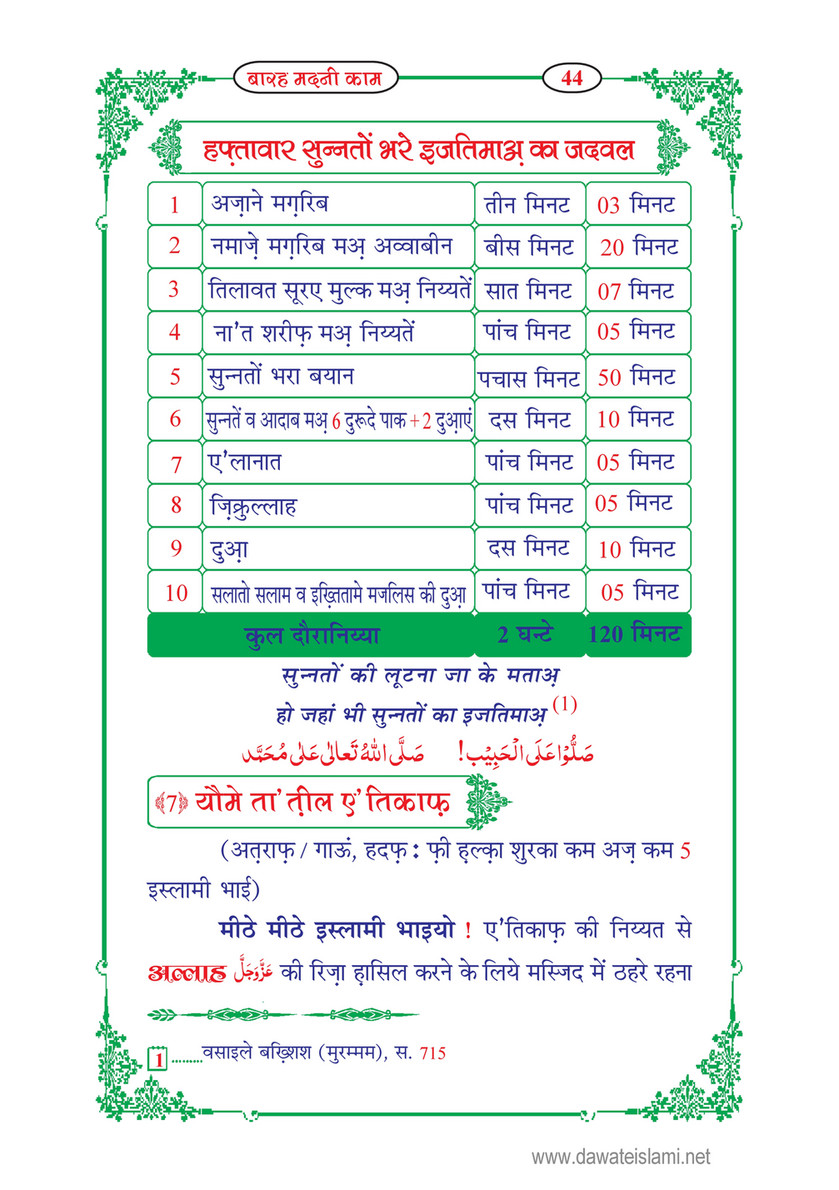 My Publications 12 Madani Kaam In Hindi Page 46 47 Created With Publitas Com