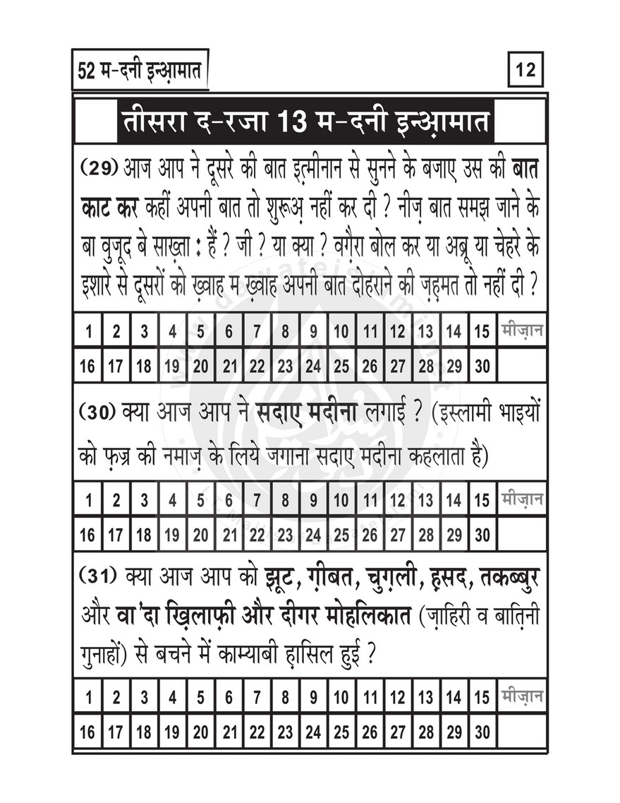 My Publications 52 Madani Inamaat In Hindi Page 12 13 Created With Publitas Com