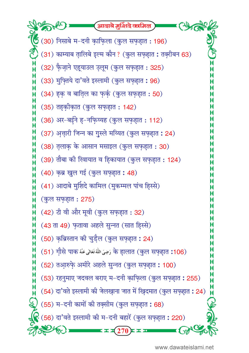 My Publications dab E Murshid E Kamil Mukammal 5 Hissay In Hindi Page 274 275 Created With Publitas Com