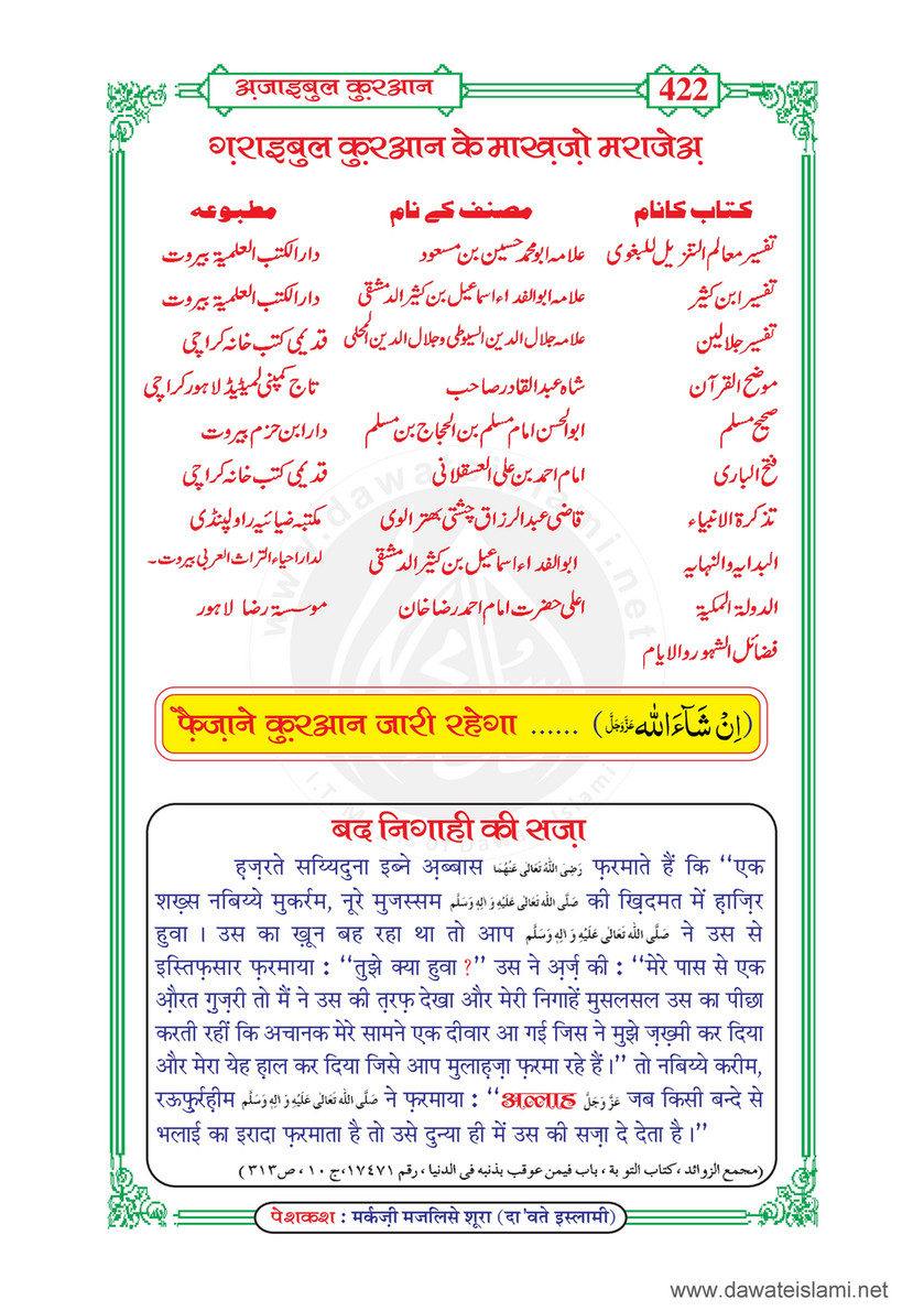 My Publications Ajaib Ul Quran Ma Gharaib Ul Quran In Hindi Page 428 429 Created With Publitas Com