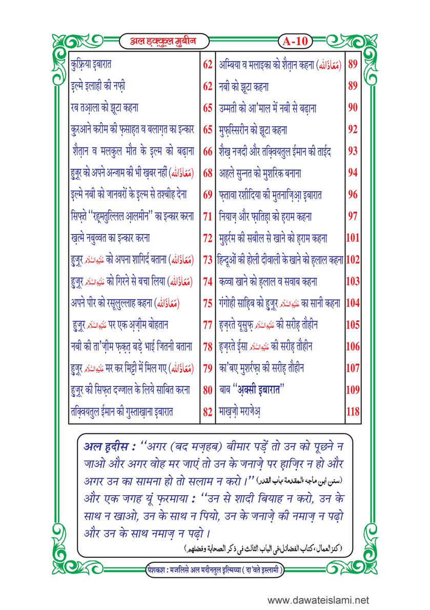 My Publications Al Haqq Ul Mubeen In Hindi Page 8 9 Created With Publitas Com