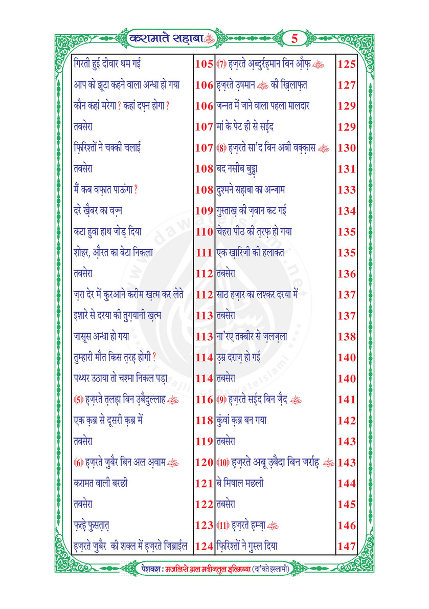 My Publications Karamaat E Sahaba In Hindi Page 6 7 Created With Publitas Com