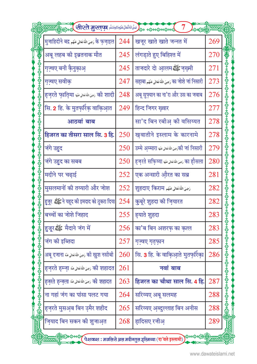 My Publications Seerat E Mustafa In Hindi Page 10 11 Created With Publitas Com