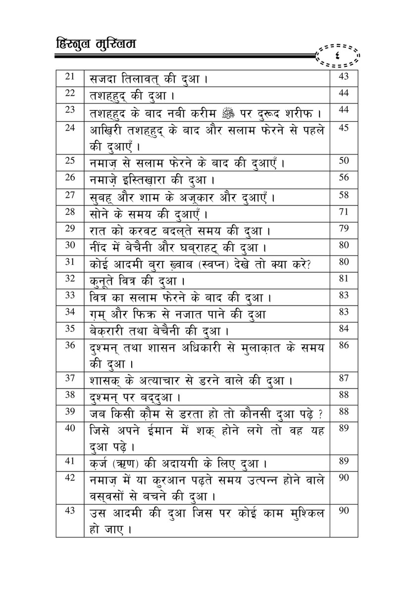 My Publications Hisn Ul Muslim In Hindi Page 4 5 Created With Publitas Com