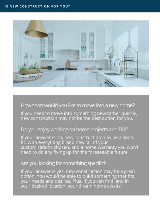 One Corner - New Construction Guide - Page 1 - Created with Publitas.com