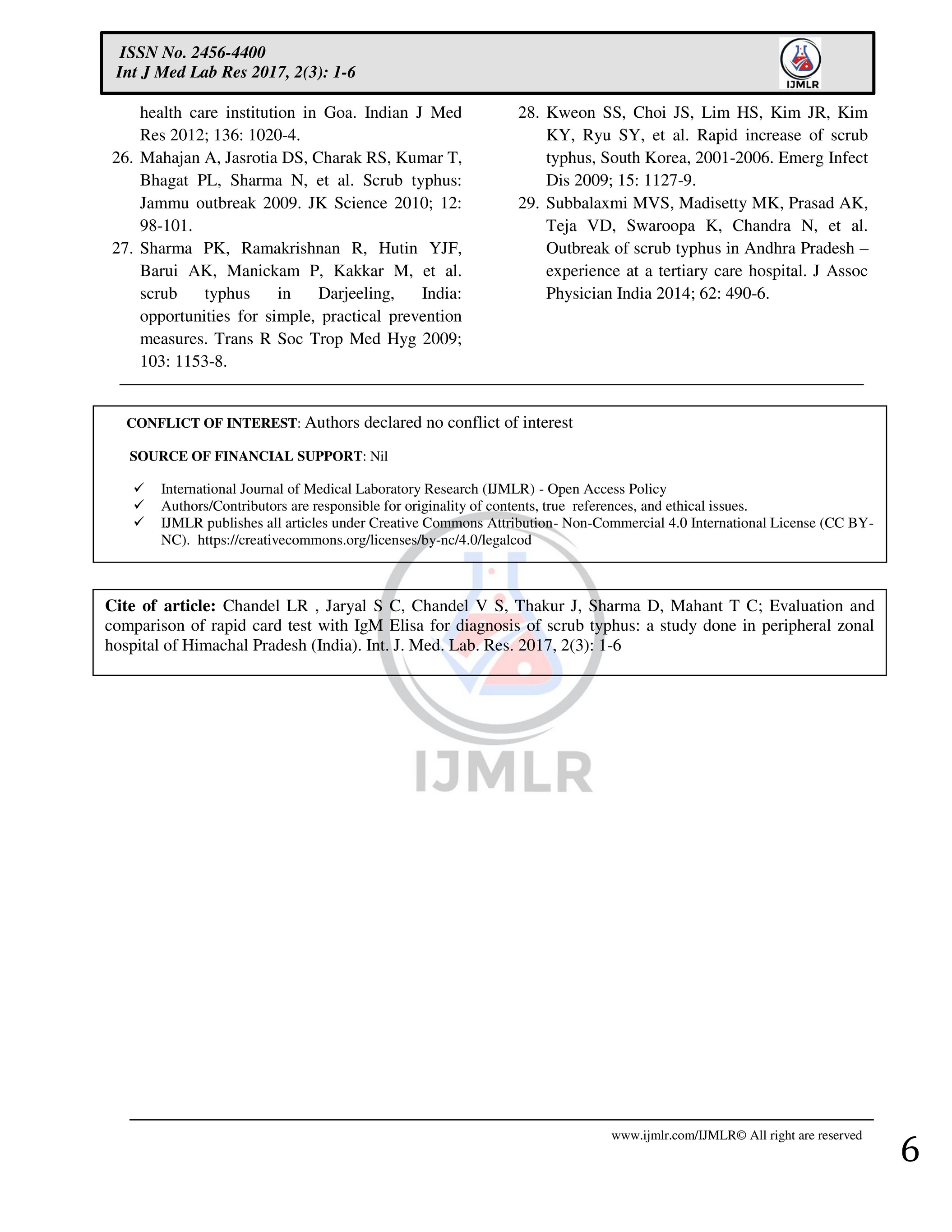International Journal Of Medical Laboratory Research Ijmlr Page 6 Created With Publitas Com