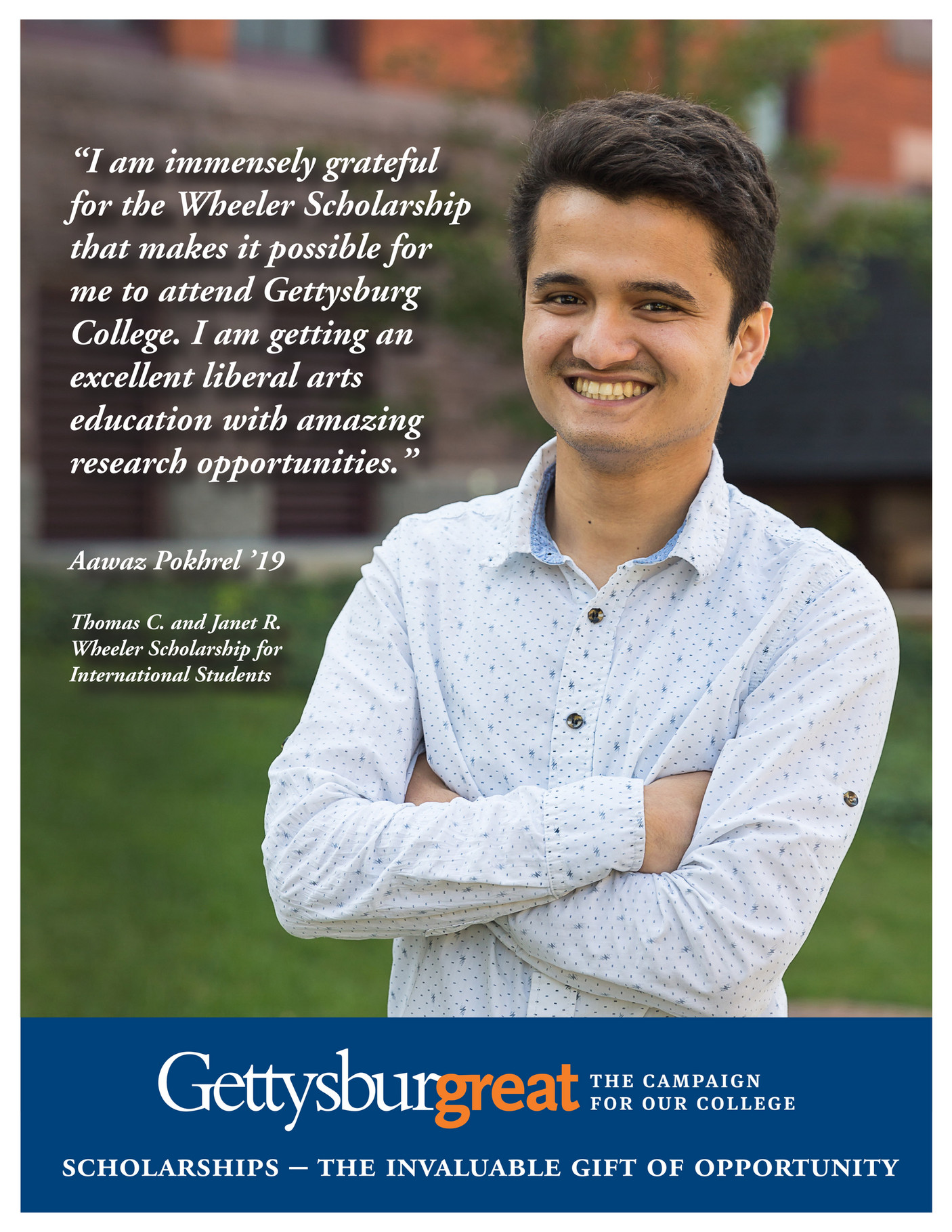 Gettysburg College Gettysburg College Scholarship Brochure 2017