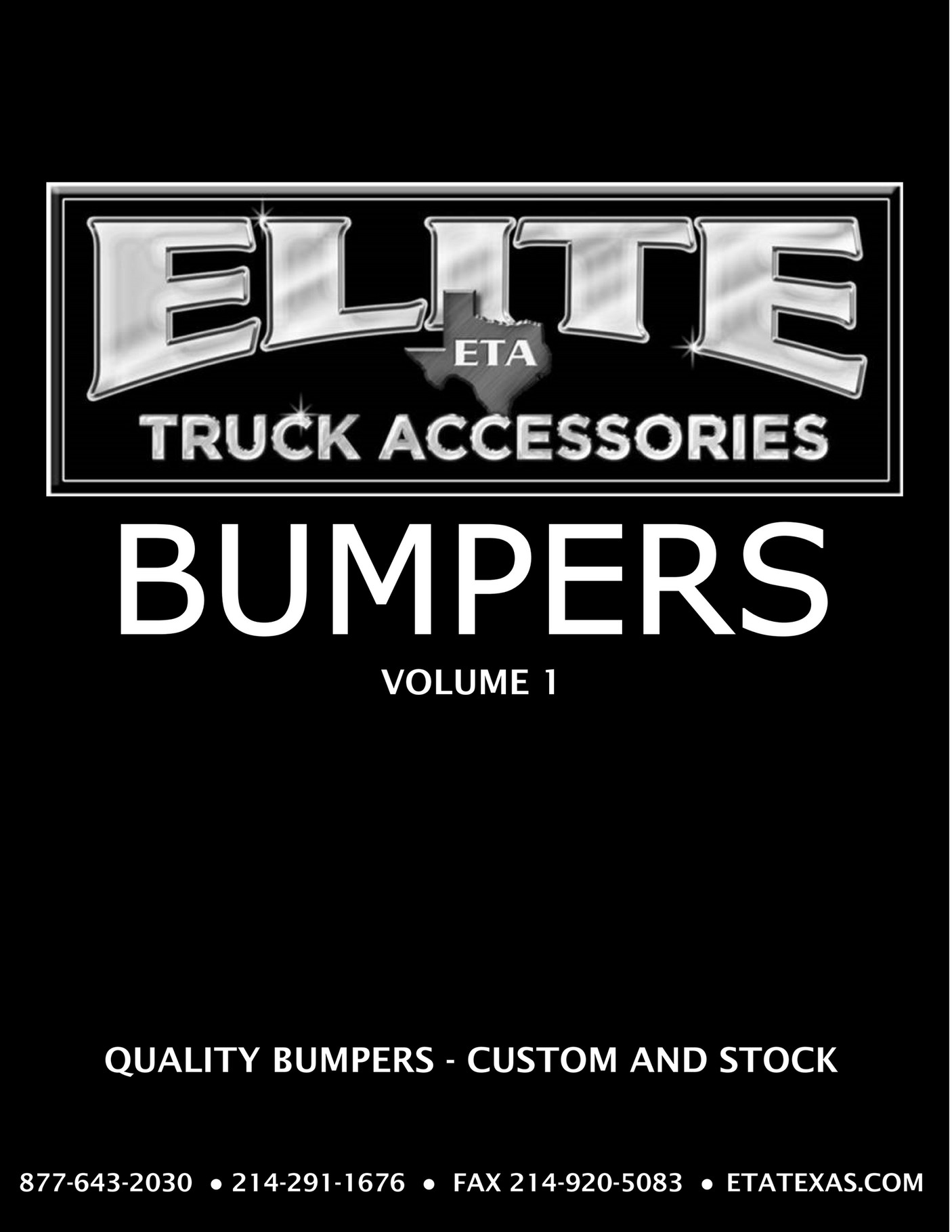 Elite Truck Accessories 2017 Bumper Catalog Page 1 Created with