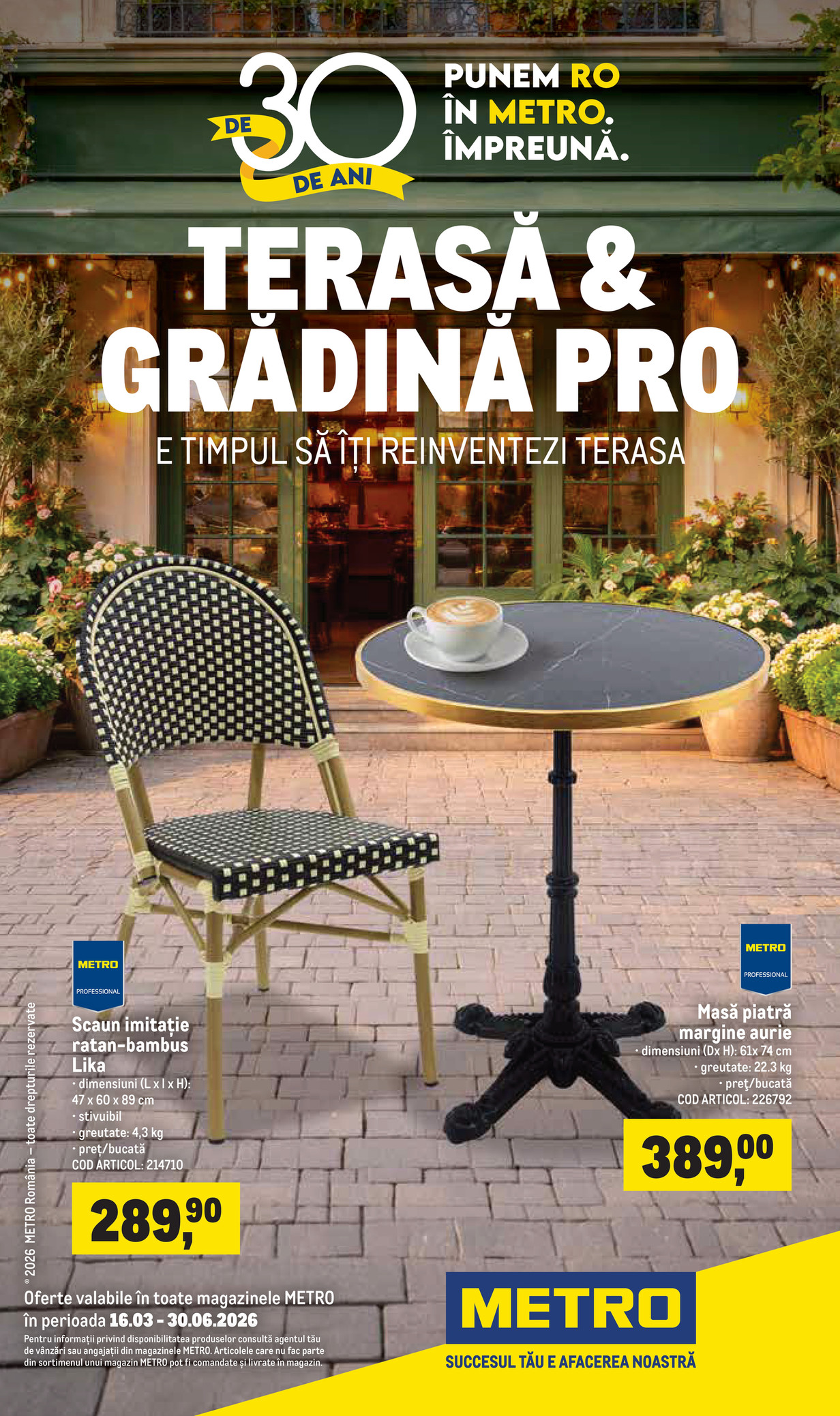 Cataloagele METRO - Catalog Terasă și grădină PRO - Pagină 1