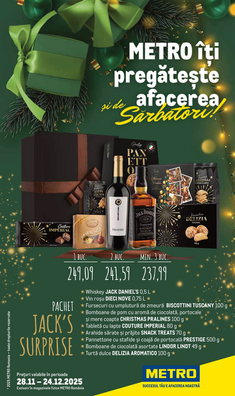 Coșuri cadou pentru Crăciun