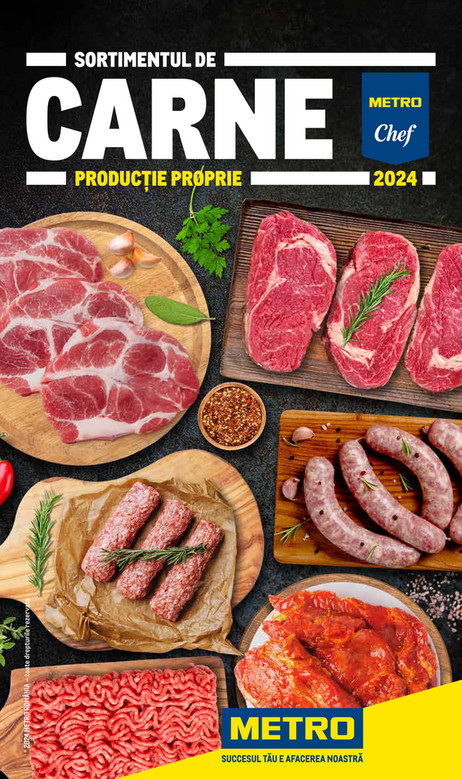 Sortiment Carne Producție Proprie METRO