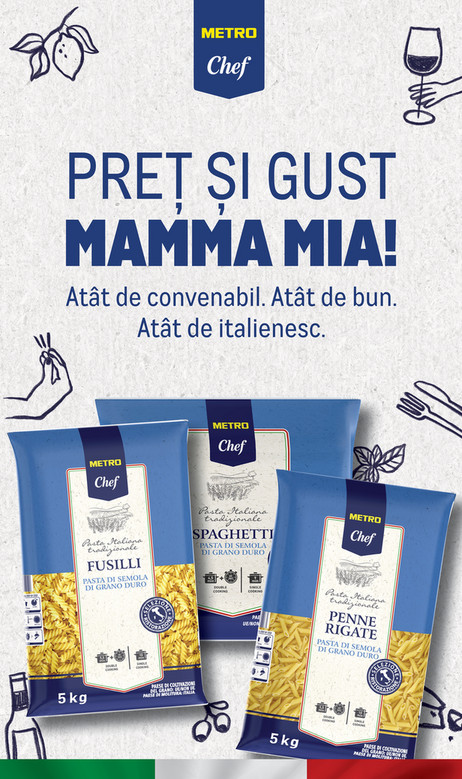 Broșură Paste METRO Chef
