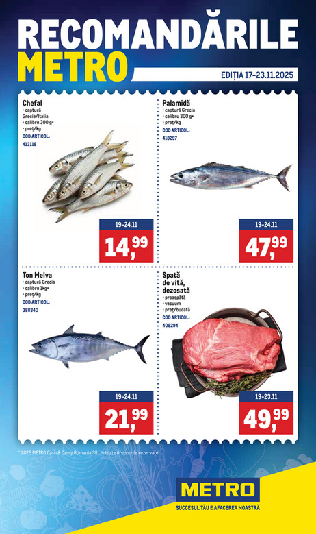 Recomandările METRO