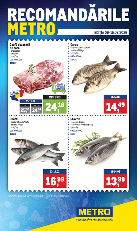 Recomandările METRO