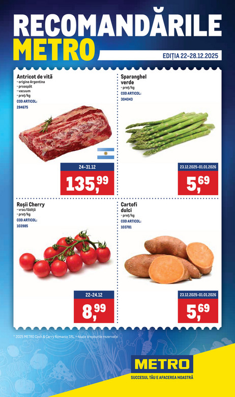 Recomandările METRO