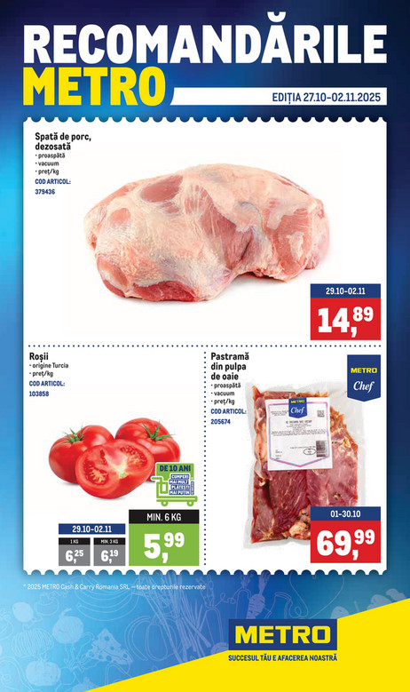 Recomandările METRO