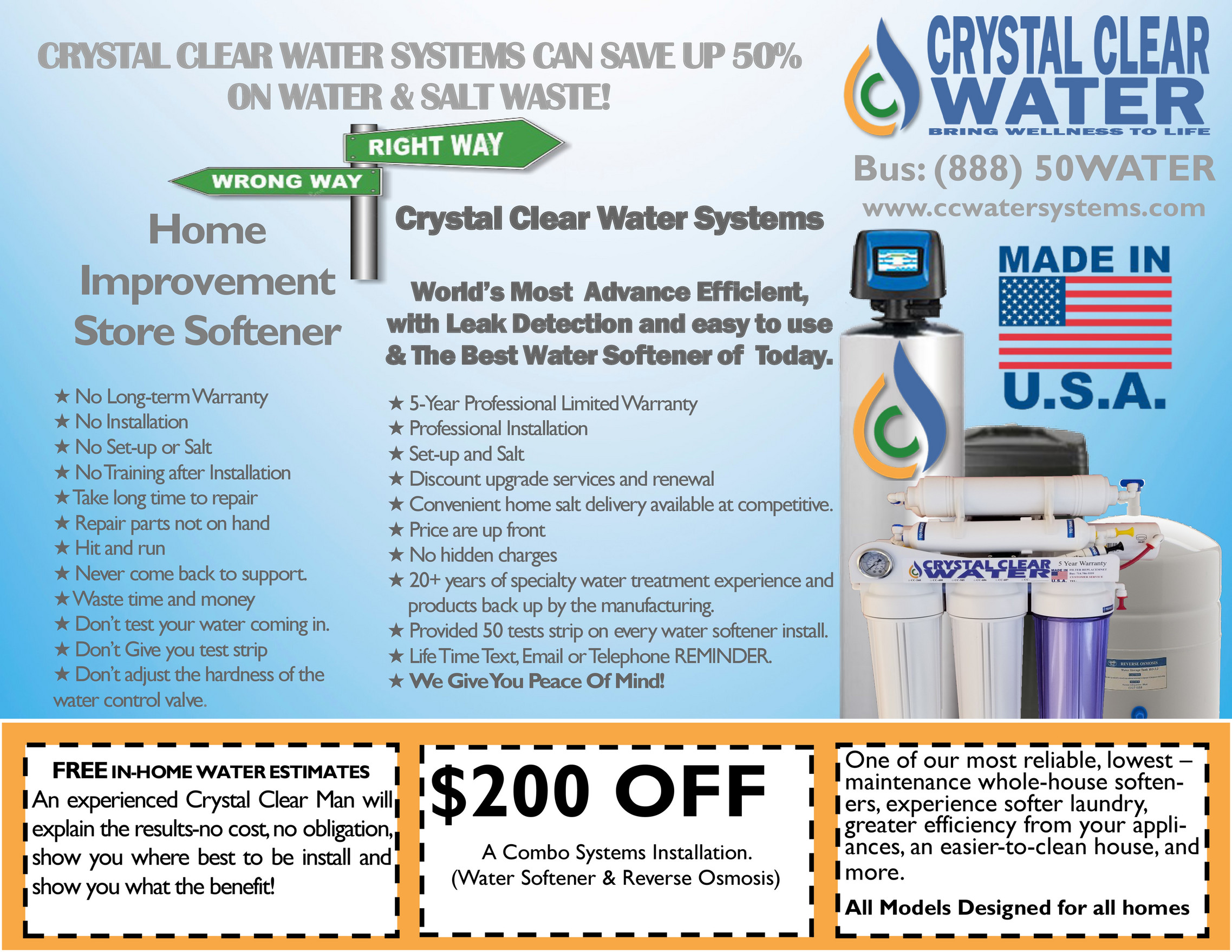 Crystal Clear Water Systems Products Catalog Orange County Ca