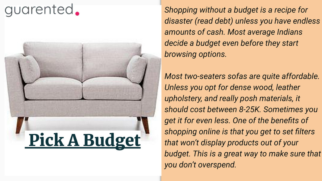 Shop Guarented Confused While Choosing 2 Seater Sofas