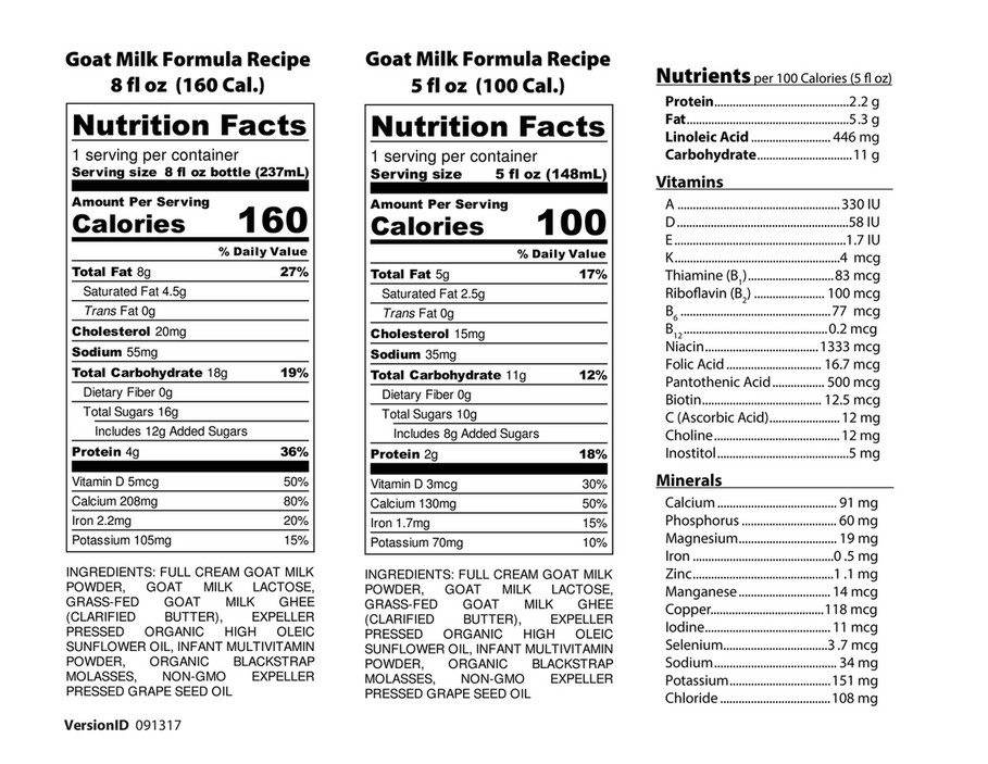 mt capra goat milk formula