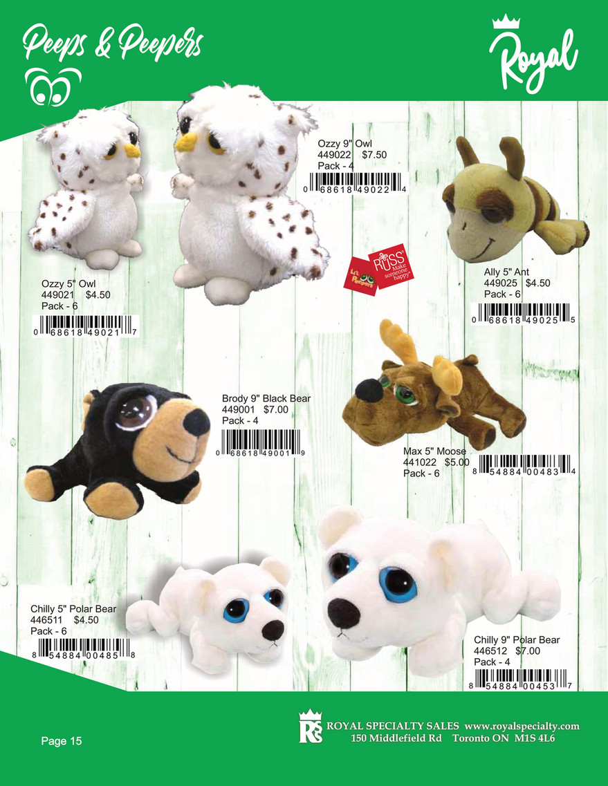 Royal Specialty Sales - plush catalogue - Page 18-19