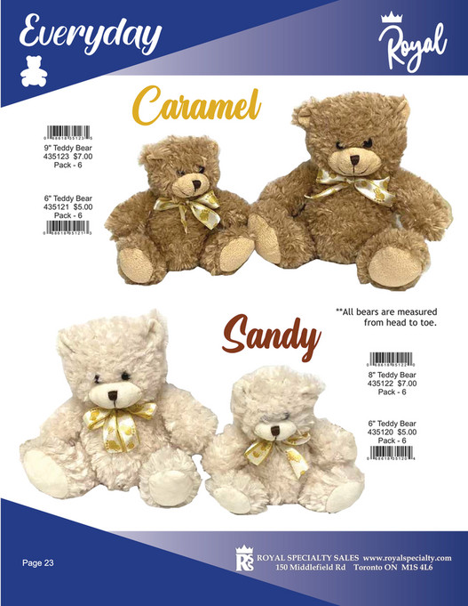 Royal Specialty Sales plush catalogue Page 2425 Created with