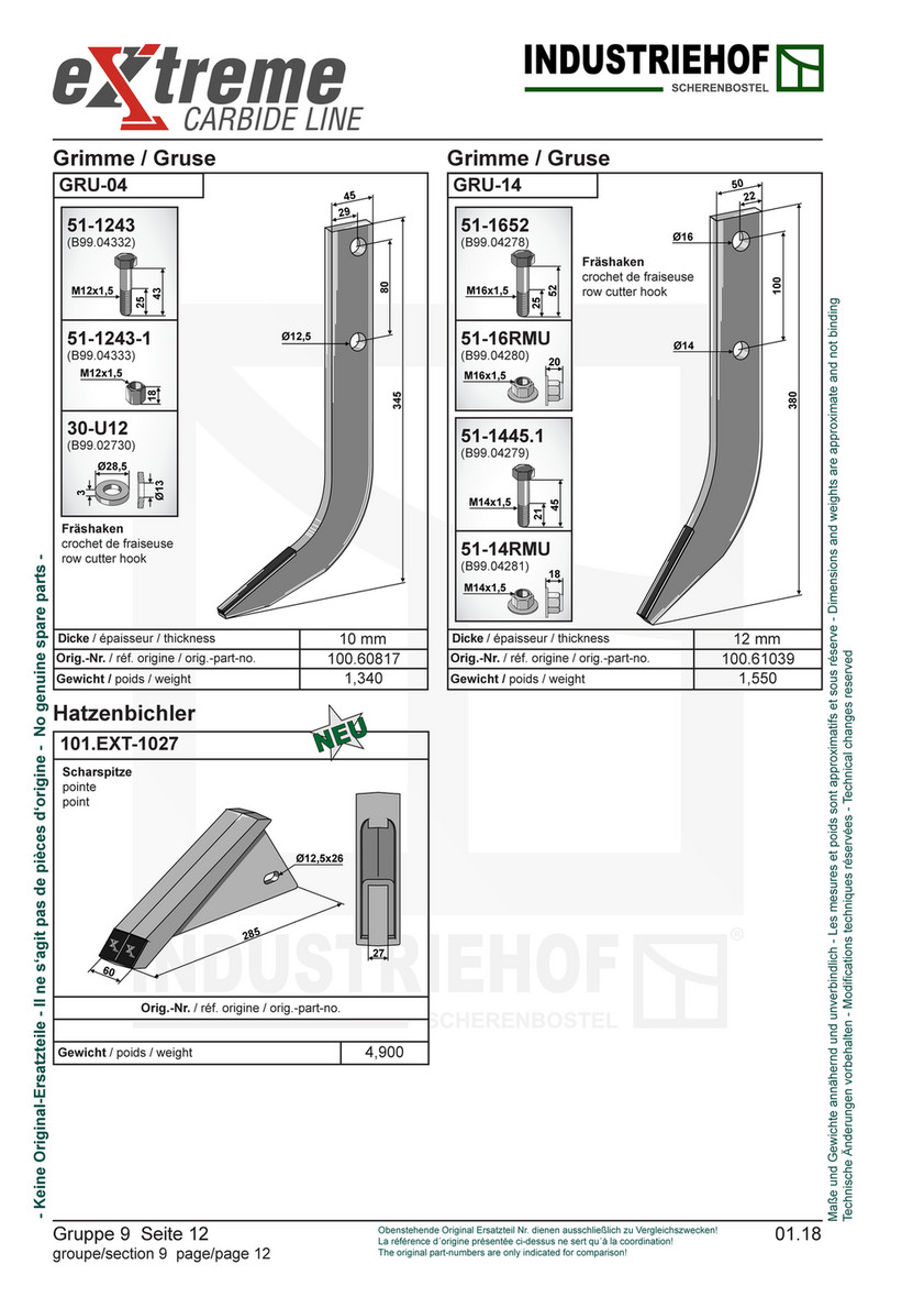 Agri Partner - Extreme carbide line - Page 12-13 - Created Agri Partner - Extreme carbide line - Page 12-13 - Created