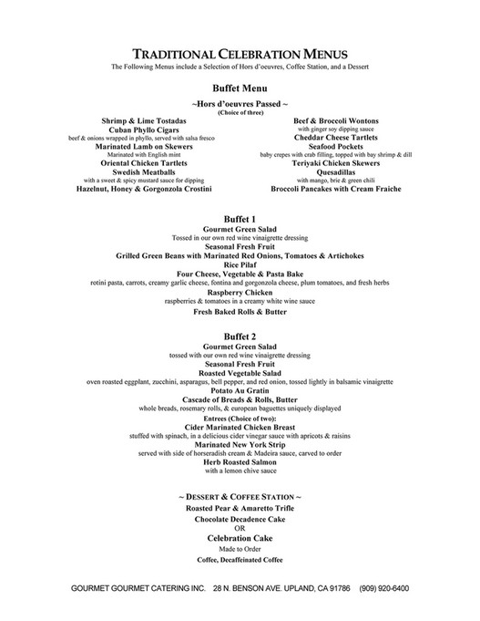 My publications TraditionalCelebrationMenus Page 1 Created with