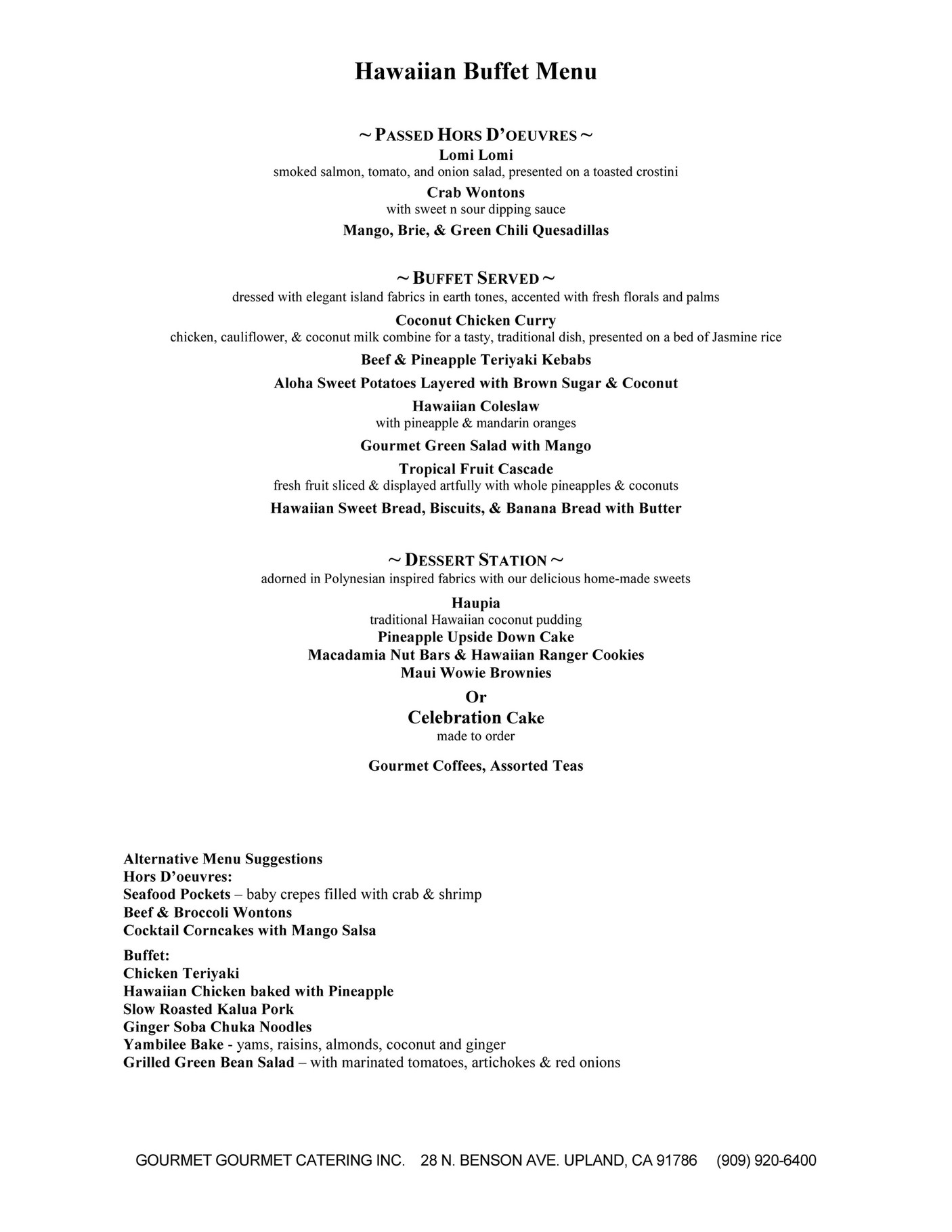 My publications HawaiianMenus Page 1 Created with