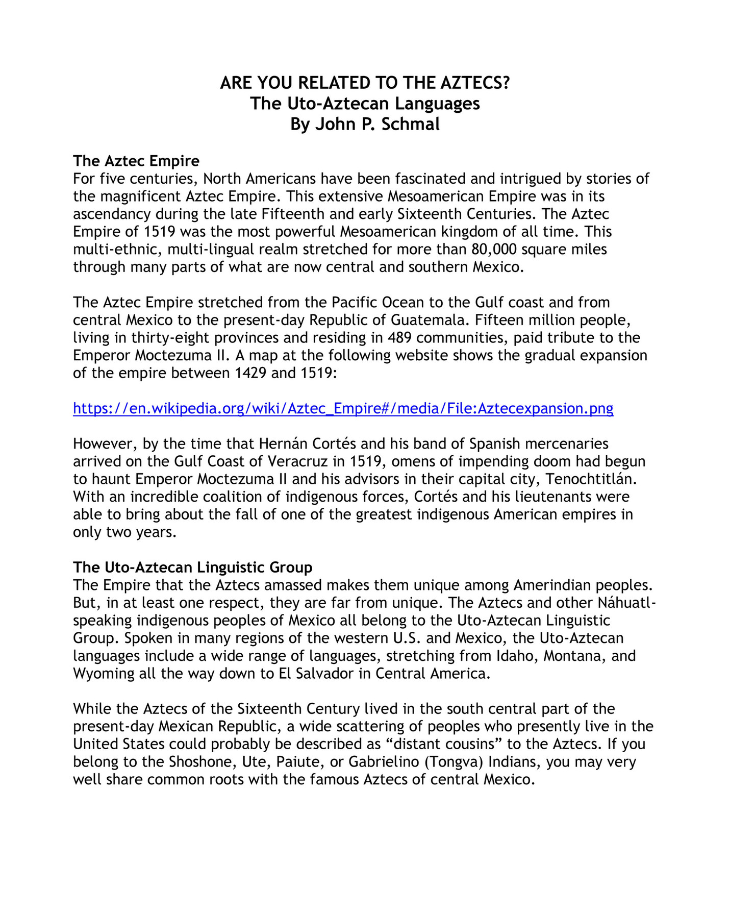SHHAR Are You Related To The Aztecs Page 1 Created With Publitas