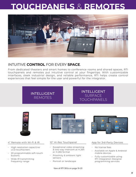 AVPro - RTI Product Catalog - Page 16-17 - Created with Publitas.com