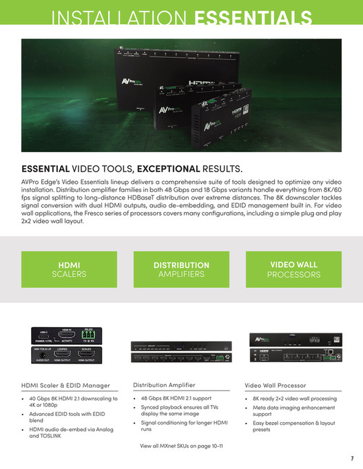 AVPro - RTI Product Catalog - Page 8-9 - Created with Publitas.com