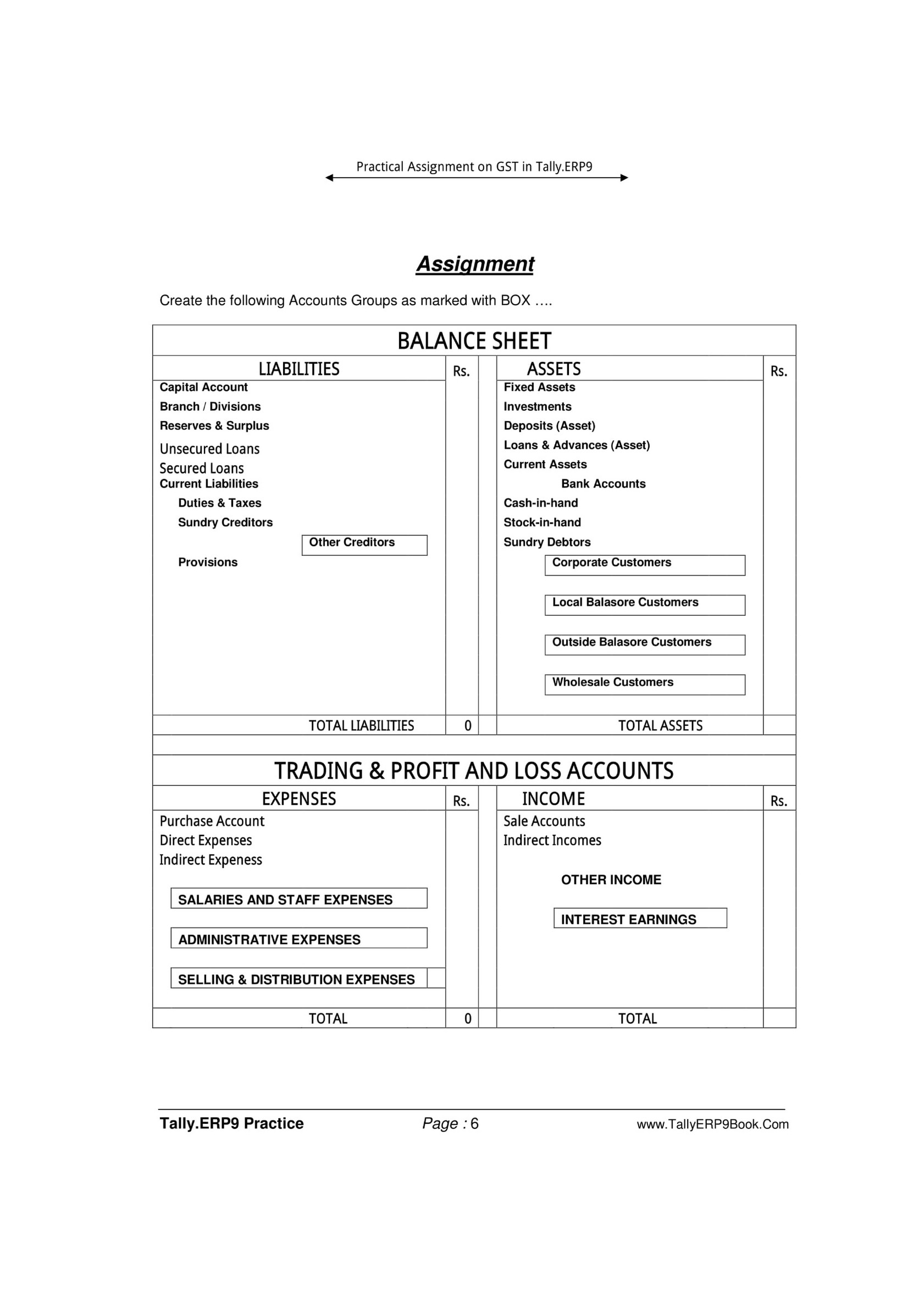 Swayam Education Gst Practical Assignment Tallyerp9book Page 1 Created With Publitas Com