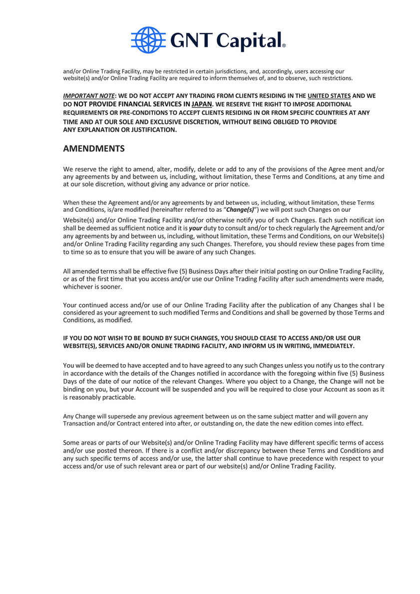 GNT Capital - clientAgreement - Page 18 - Created with Publitas.com