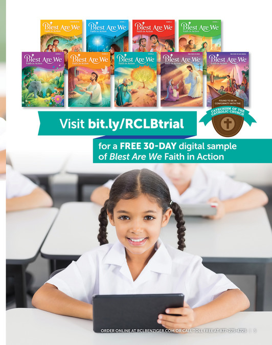 RCL Benziger - Blest Are We Faith in Action Product Brochure - School