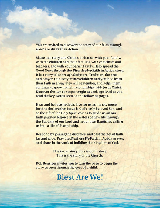 RCL Benziger - Blest Are We Faith in Action Storybook Brochure - Page 2