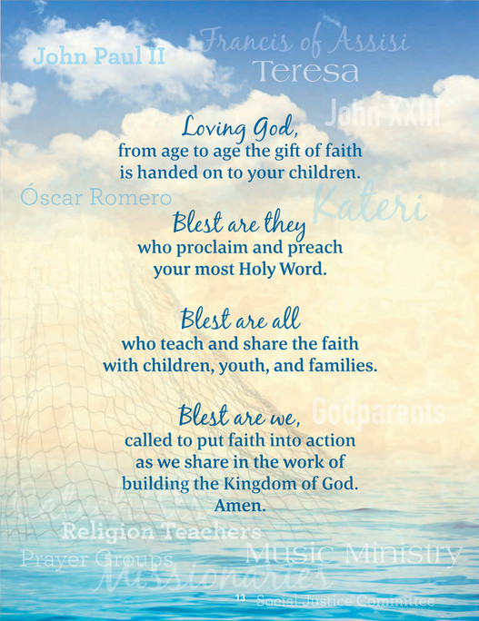 Rcl Benziger - Blest Are We Faith In Action Storybook Brochure - Page 