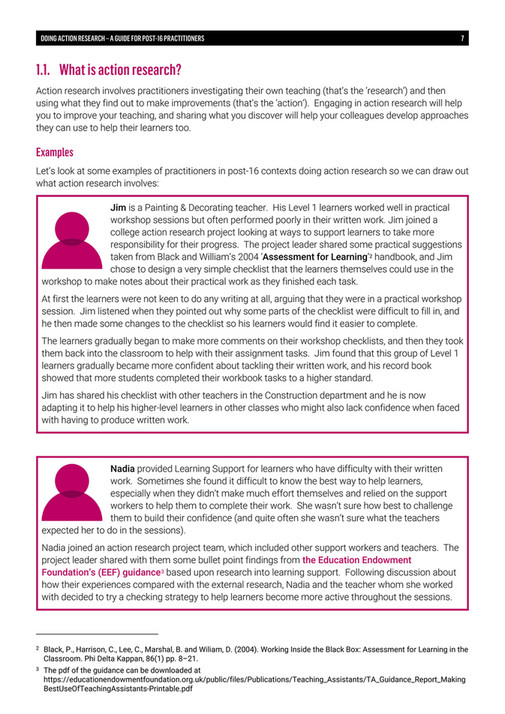 Finding Action ccConsultancy - Doing Action Research: A Guide for Post-16 ...