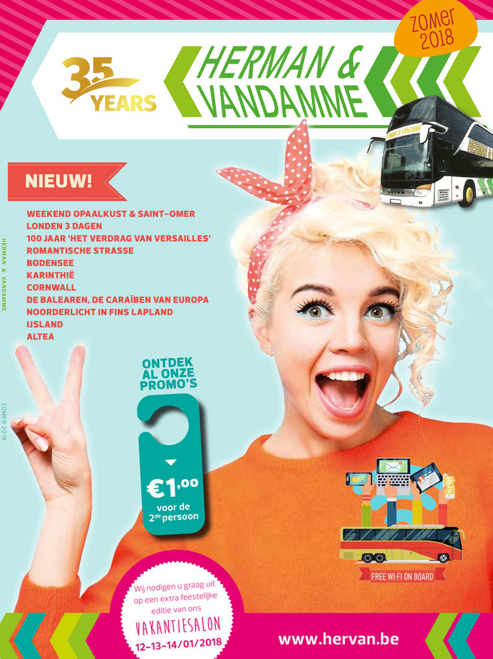 Herman & Vandamme folder van 23/02/2018 tot 31/08/2018 - Zomerbrochure